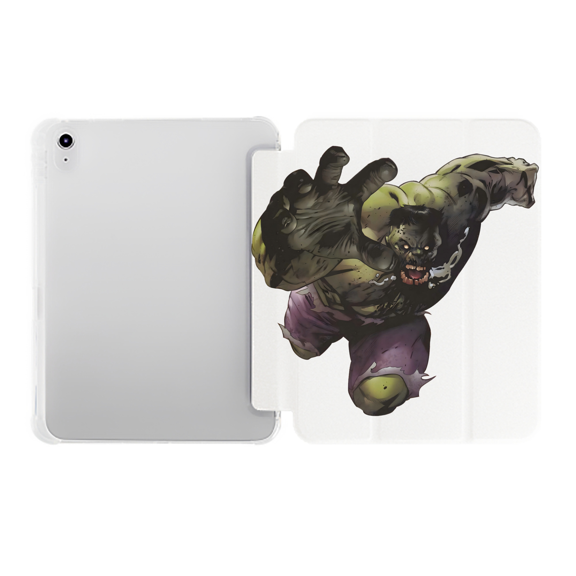 （画像用） アベンジャーズ The Avengers IPad ケース ペン収納付き 三つ折りスタンド PUレザー×シリコン 対応機種9.5/10.5/10.9インチ